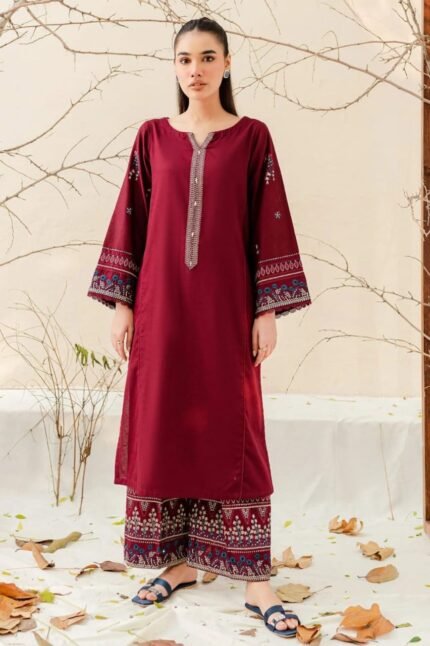2pc Embroidery lawn SE 621