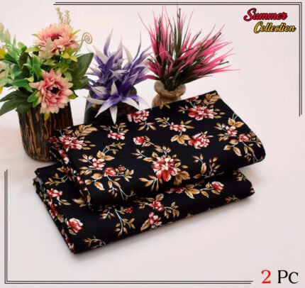 2 Pieces Unstitched  Digital Print Suit LD 823