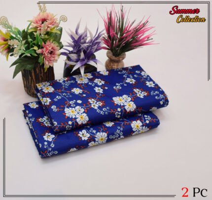 2 Pieces Unstitched  Digital Print Suit LD 827