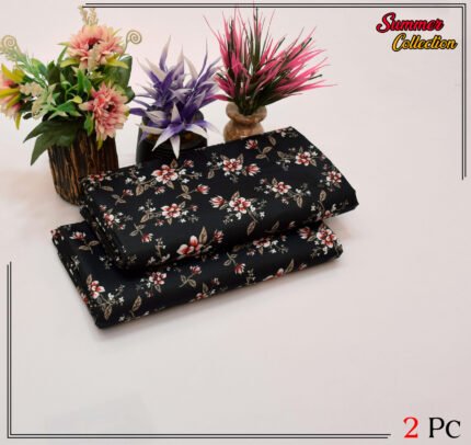 2 Pieces Unstitched  Digital Print Suit LD 828