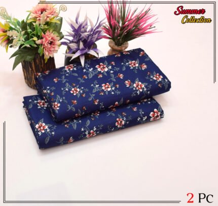 2 Pieces Unstitched  Digital Print Suit LD 832